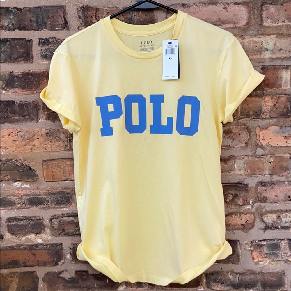 Canary Yellow Polo Ralph Lauren shirt